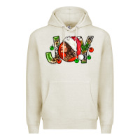 Oatmeal Heather Joy with woman Premium Hoodie - NancyCooperArtShop