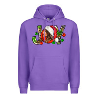 Purple Joy with woman Premium Hoodie - NancyCooperArtShop