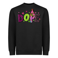 Black dope with afro black woman Heavyweight Sweatshirt - NancyCooperArtShop
