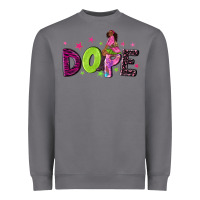Storm dope with afro black woman Heavyweight Sweatshirt - NancyCooperArtShop
