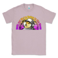 Lilac doge coin hodl on we're going to the moon retro sunset Classic Tee - Jasminsmagicworld