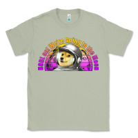 Matcha doge coin hodl on we're going to the moon retro sunset Classic Tee - Jasminsmagicworld