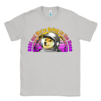 Moon Dust doge coin hodl on we're going to the moon retro sunset Classic Tee - Jasminsmagicworld