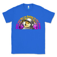 True Royal doge coin hodl on we're going to the moon retro sunset Classic Tee - Jasminsmagicworld