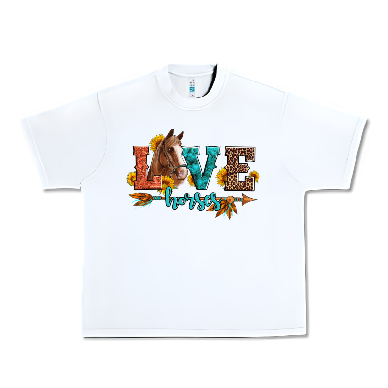 Love Horses  Leather Turquoise Leopard Urban Heavy Tee by Artiststas | Teevron