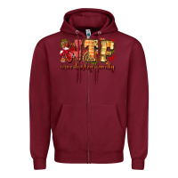 Burgundy funny thanksgiving wine turkey family Zipper Hoodie - MaliasSmallBusiness