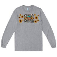 Heather Grey howdy heifer Long Sleeve Tee - JahusDesignShop