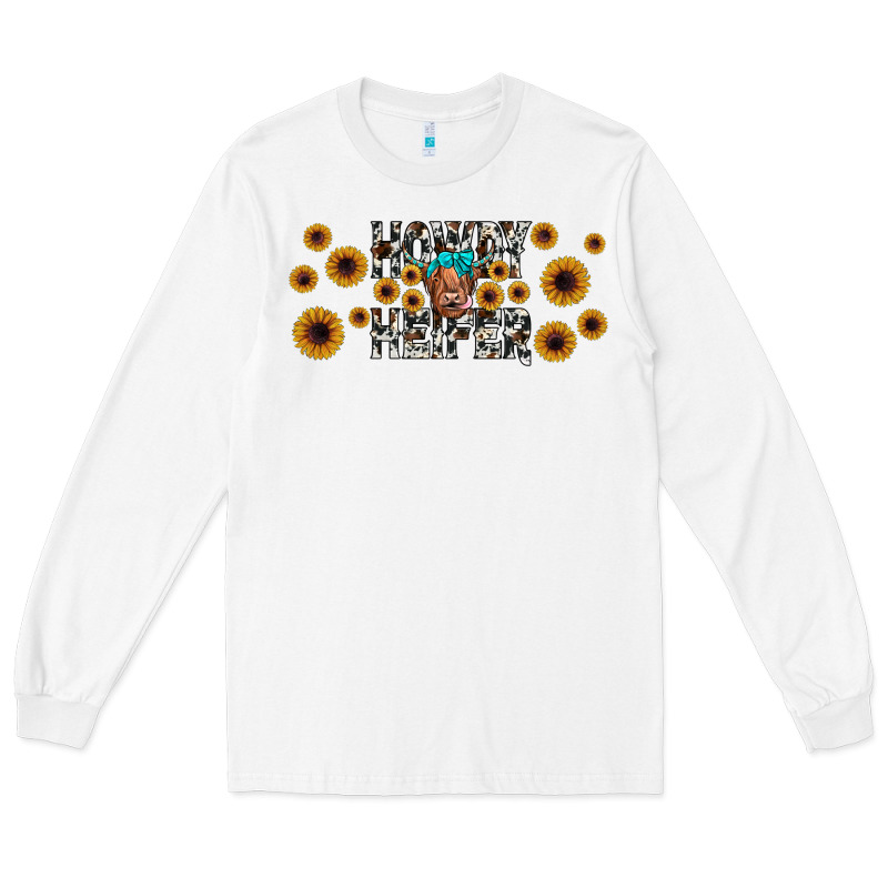 Howdy Heifer Long Sleeve Tee by JahusDesignShop | Teevron
