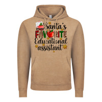 Vintage Coffee santa's favorite educational assistant Vintage Hoodie - AdoDesignShop