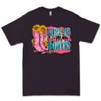 Plum life is better in boots Premium Tee - Zillion Design Studio
