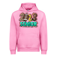 Fuchsia Pink 2023 senior football Urban Hoodie - HowdyJamesFarm
