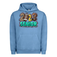 Pigment Pebble Blue 2023 senior football Urban Hoodie - HowdyJamesFarm