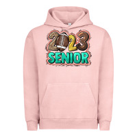 Pigment Salmon 2023 senior football Urban Hoodie - HowdyJamesFarm