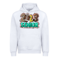 White 2023 senior football Urban Hoodie - HowdyJamesFarm