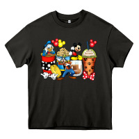 Asphalt cartoon characters coffee cups Heavy Core Tee - Zillion Design Studio