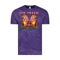 Cloud Purple ice cream makes everything better Vintage Tee - AdoDesignShop