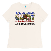Its The Guts And Its The Glory A Hundred Stripes Ladies Tee | Teevron