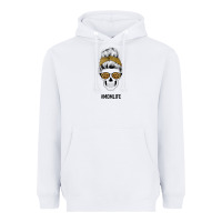 White Yellow Glitter, Leopard Pattern Mom Skull Heavyweight Hoodie - Bettercallsaul