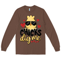 Chestnut chicks dig me Long Sleeve Tee - MaliasSmallBusiness
