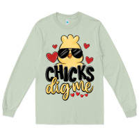 Matcha chicks dig me Long Sleeve Tee - MaliasSmallBusiness
