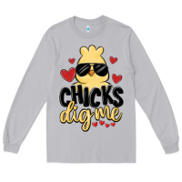 Moon Dust chicks dig me Long Sleeve Tee - MaliasSmallBusiness