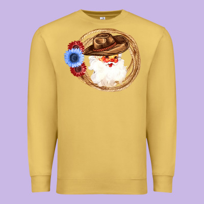 Cowboy Santa Premium Sweatshirt Designed By Bettercallsaul