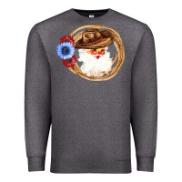 Charcoal Heather Cowboy Santa Premium Sweatshirt - Bettercallsaul