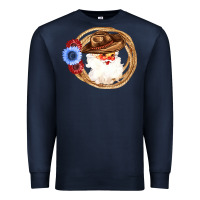Navy Cowboy Santa Premium Sweatshirt - Bettercallsaul