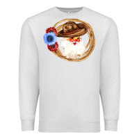 Oatmeal Heather Cowboy Santa Premium Sweatshirt - Bettercallsaul
