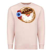Pale Pink Cowboy Santa Premium Sweatshirt - Bettercallsaul