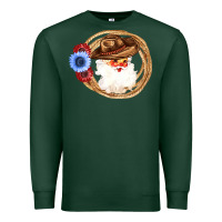 Sports Green Cowboy Santa Premium Sweatshirt - Bettercallsaul