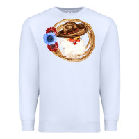 White Cowboy Santa Premium Sweatshirt - Bettercallsaul