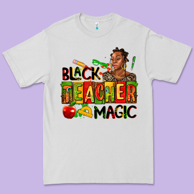 Black Teacher  Magic Premium Tee Designed By Adodesignshop