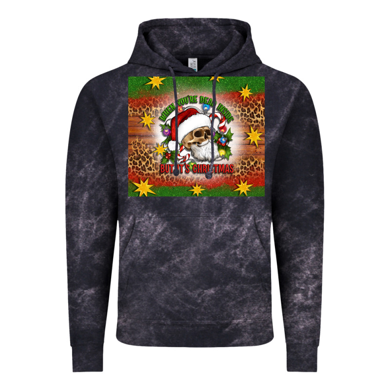 When You're Dead Inside But It's Christmas Vintage Hoodie by Artiststas | Teevron
