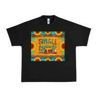 Black small business mama leopard turquoise aztec serape cowhide sunflowers Urban Heavy Tee - Artiststas