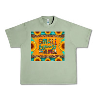 Oil Green small business mama leopard turquoise aztec serape cowhide sunflowers Urban Heavy Tee - Artiststas