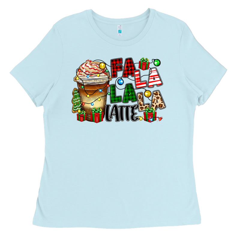 Fa La La La Latte Ladies Tee by Zillion Design Studio | Teevron