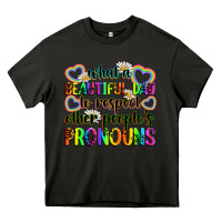 Asphalt what a beautiful day to respect other people's pro Heavy Core Tee - Zillion Design Studio