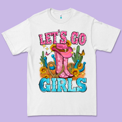 Let's Go Girls Premium Tee Designed By Zillion Design Studio