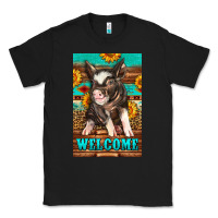 Black western pig garden Classic Tee - LillyAllenDesigns