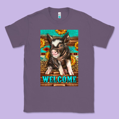 Western Pig Garden Classic Tee Designed By Lillyallendesigns