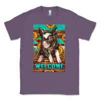 Lavender western pig garden Classic Tee - LillyAllenDesigns