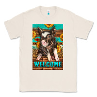 Natural western pig garden Classic Tee - LillyAllenDesigns