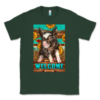 Sports Green western pig garden Classic Tee - LillyAllenDesigns