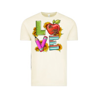 Vintage Arctic love with pen and  serape leopard Vintage Tee - Artiststas