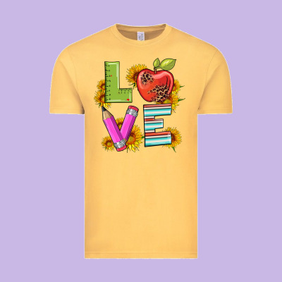 Love With Pen And  Serape Leopard Vintage Tee Designed By Artiststas