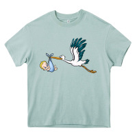 Arona stork with baby boy Heavy Core Tee - BarkalooDesign