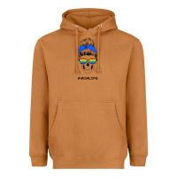 Meerkat Blue Glitter Rainbow Mom Skull Heavyweight Hoodie - Bettercallsaul
