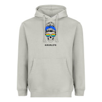 Moon Dust Blue Glitter Rainbow Mom Skull Heavyweight Hoodie - Bettercallsaul