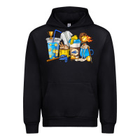 Black Softball coffee cups Urban Hoodie - HowdyJamesFarm